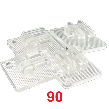 Zaczepy do siatki dla kota na balkon i okno na klej do każdej siatki 90 szt